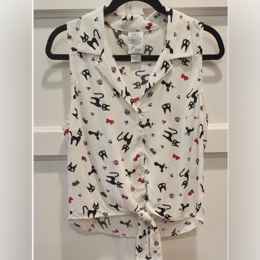 Her Universe / Jiji Cat Sleeveless Top - XS - Kili Delivery Service - Kawaii